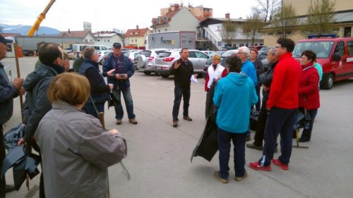 Pričetek skupne čistilne akcije, 2. aprila ob 9. uri